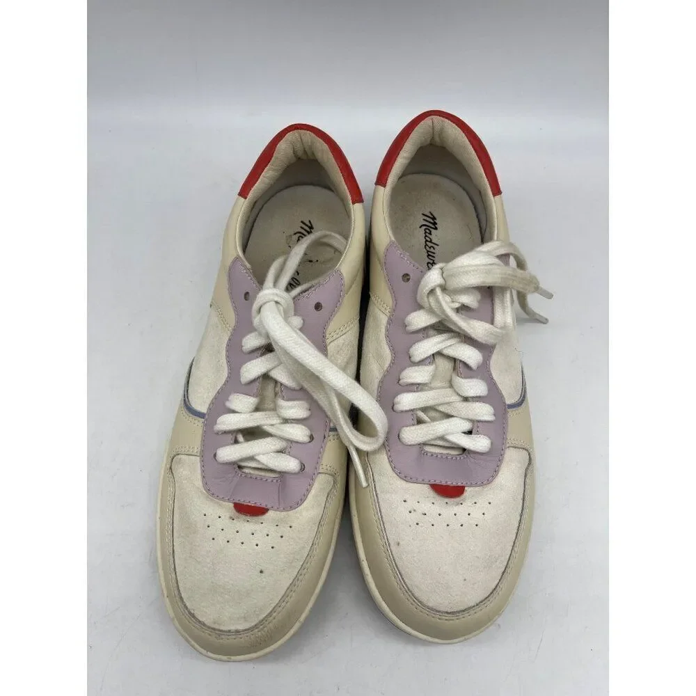 Madewell Women Court Color Block Leather Sneakers Size 8